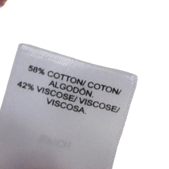 Lucky Brand Floral Peasant Top Boho Cottage S Prairie 70s Hippie Tassles - Picture 7 of 7